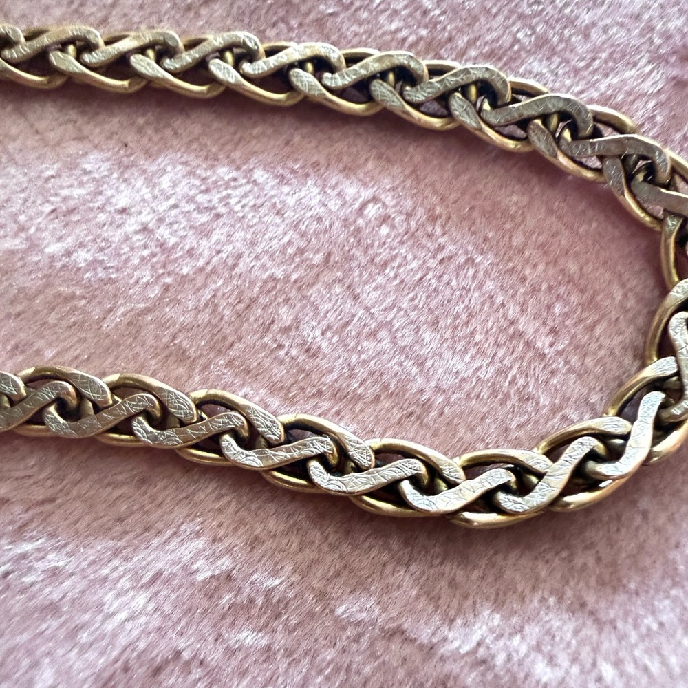 Classic Twisted Link Chain Bracelet in 14 kt gold - Picture 2 of 2